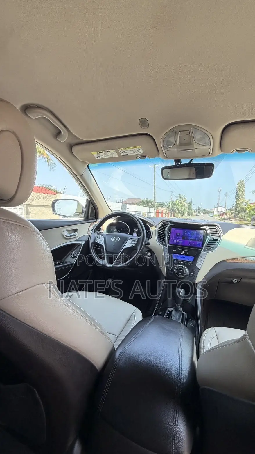 Hyundai Santa Fe GLS 4dr SUV AWD (3.3L 6cyl 6A) 2015 White