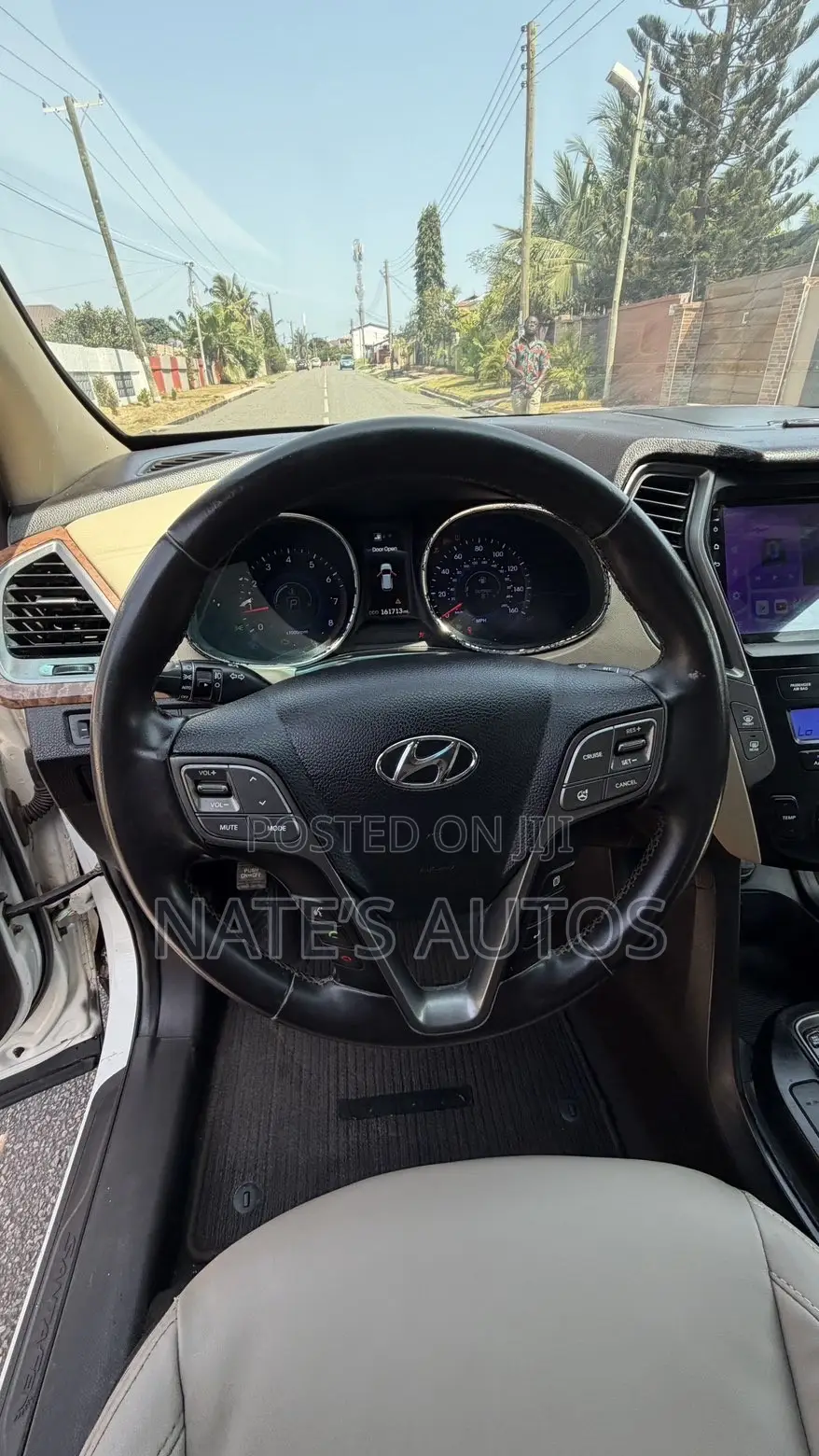 Hyundai Santa Fe GLS 4dr SUV AWD (3.3L 6cyl 6A) 2015 White