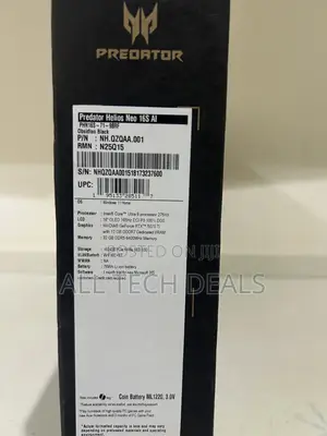 Laptop Acer Predator Helios Neo 16 32GB Intel Core Ultra 9 SSD 1T