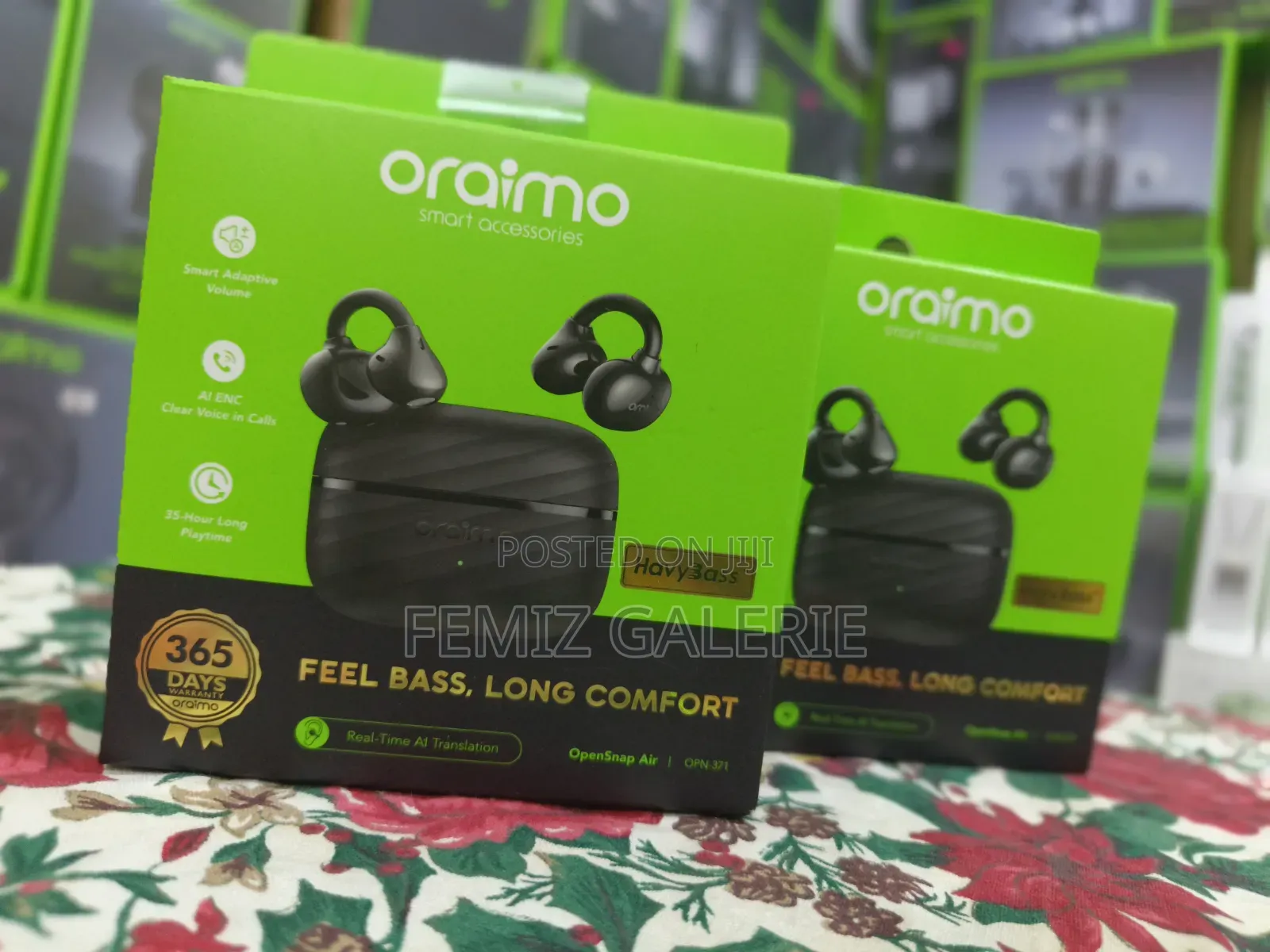 Oraimo OpenSnap Air Open-Ear True Wireless Earbuds