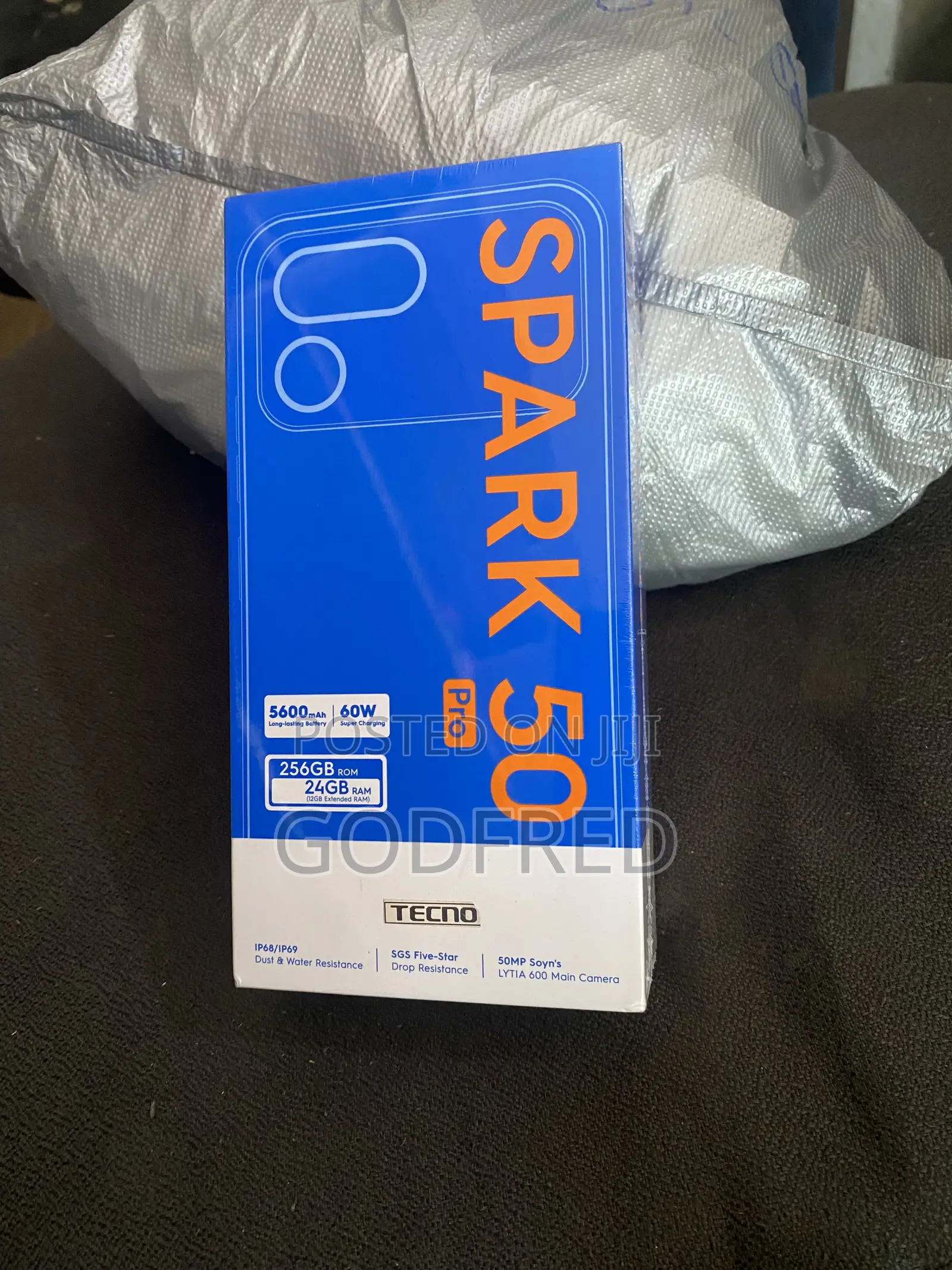 New Tecno Spark 50 Pro 256 GB Black