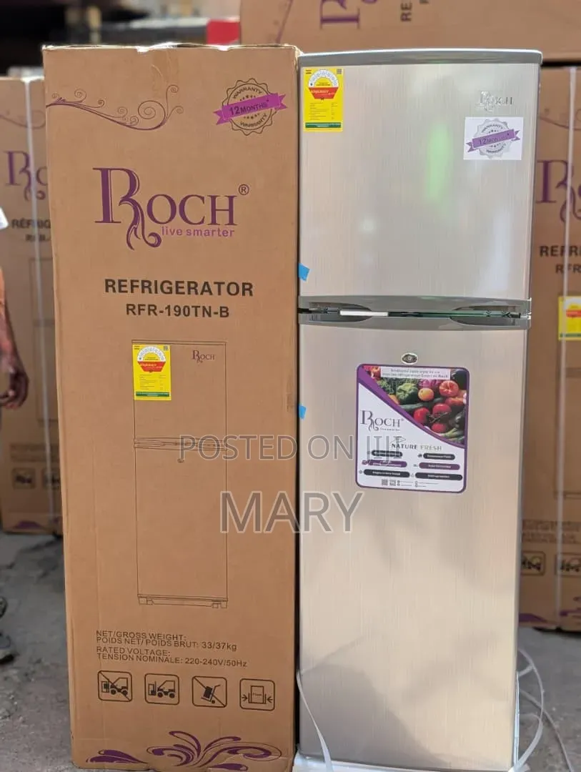 Roch 142l and 168l Double Door Fridge