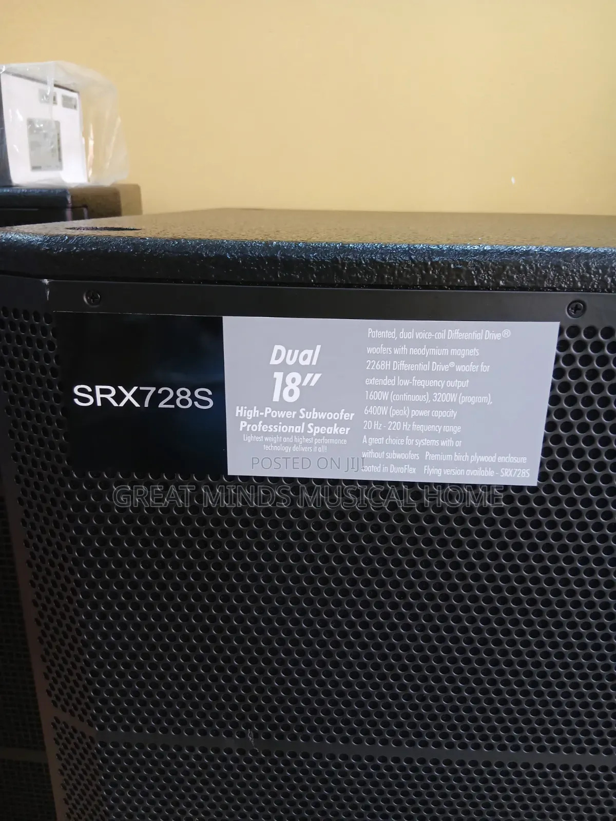 Professional JBL Double Sub
