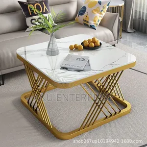 Modern Light Luxury Rock-Slab Coffee Table