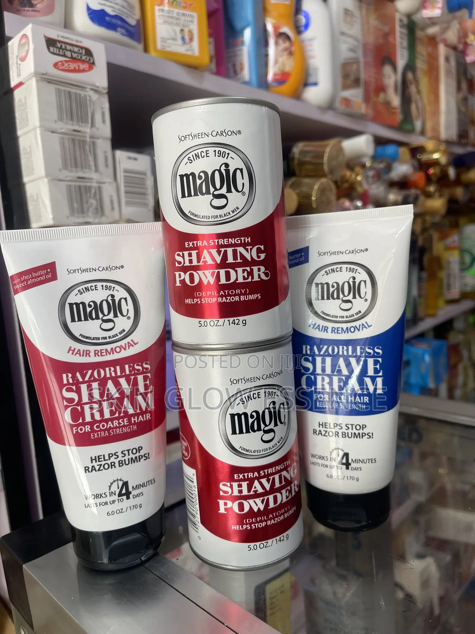 Magic Shaving Powder and Shaving Cream