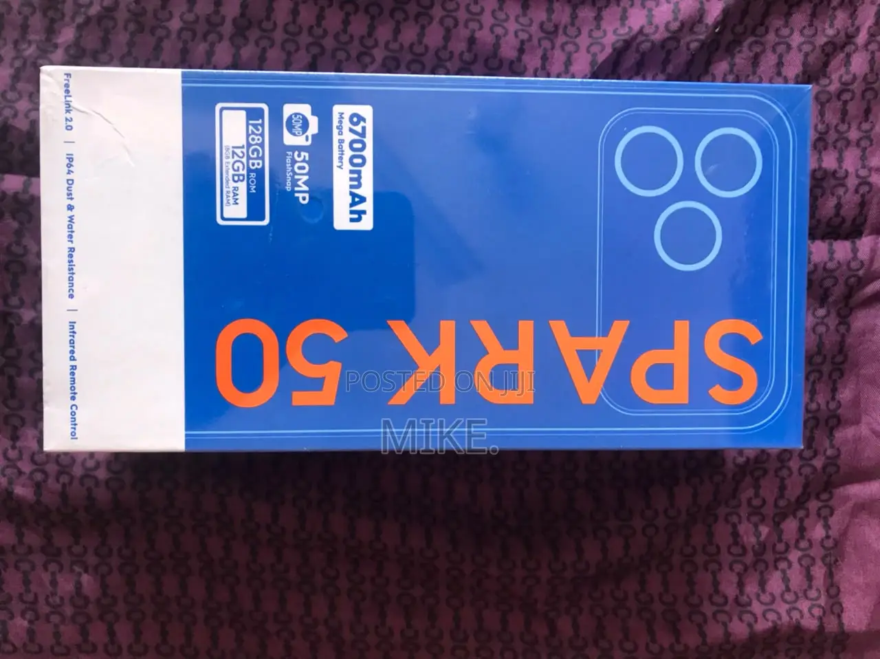 New Tecno Spark 50 128 GB Blue