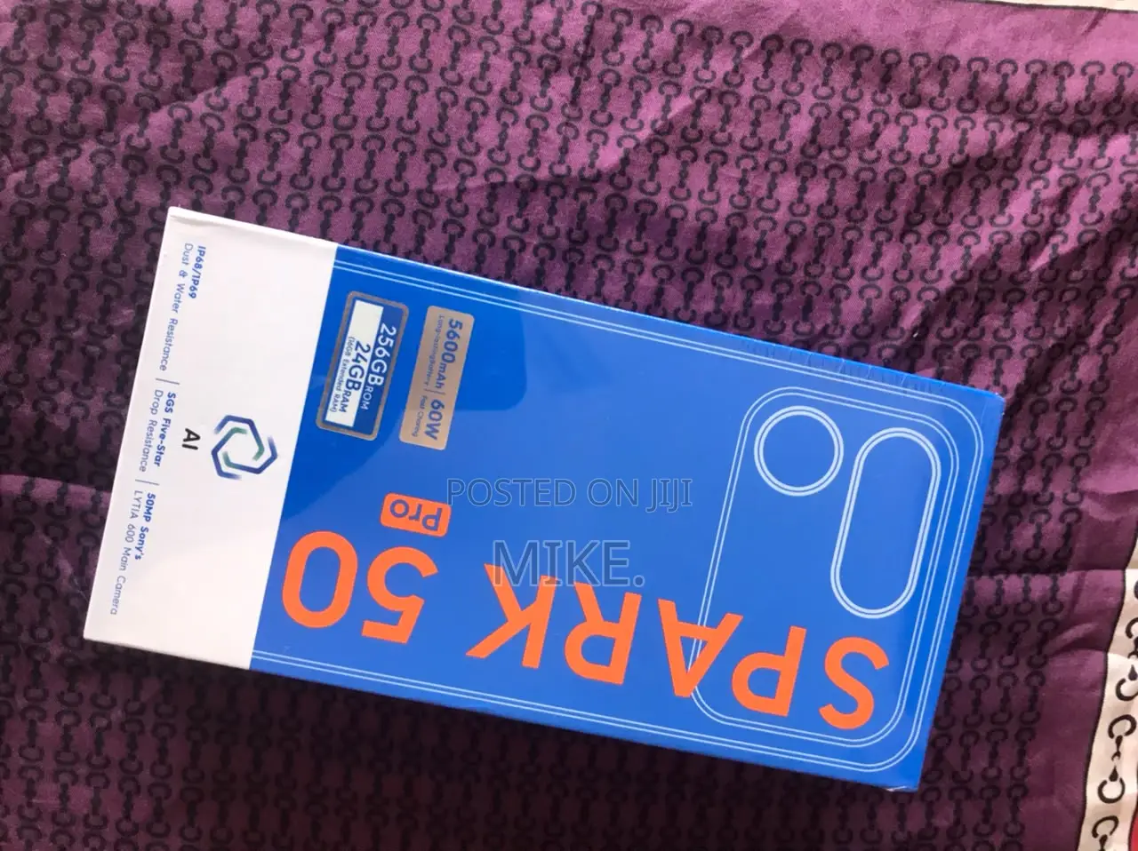 New Tecno Spark 50 Pro 256 GB Black