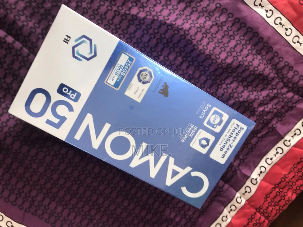 New Tecno Camon 50 Pro 256 GB Black