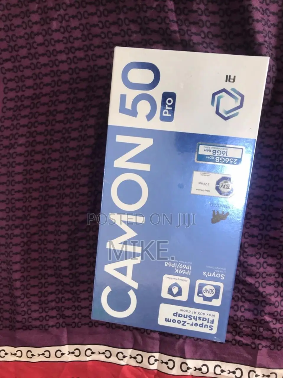 New Tecno Camon 50 Pro 256 GB Black