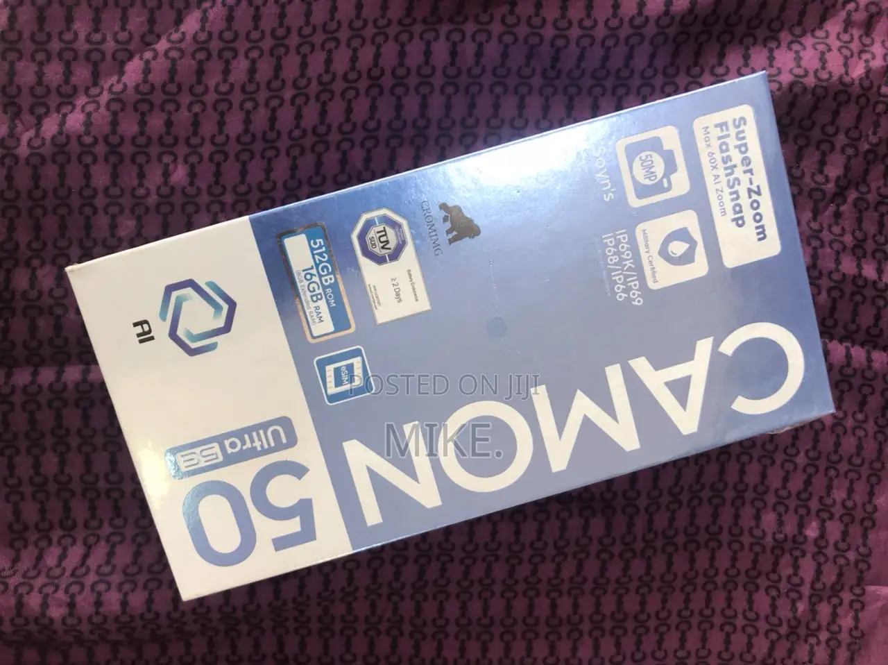 New Tecno Camon 50 Ultra 512 GB Black