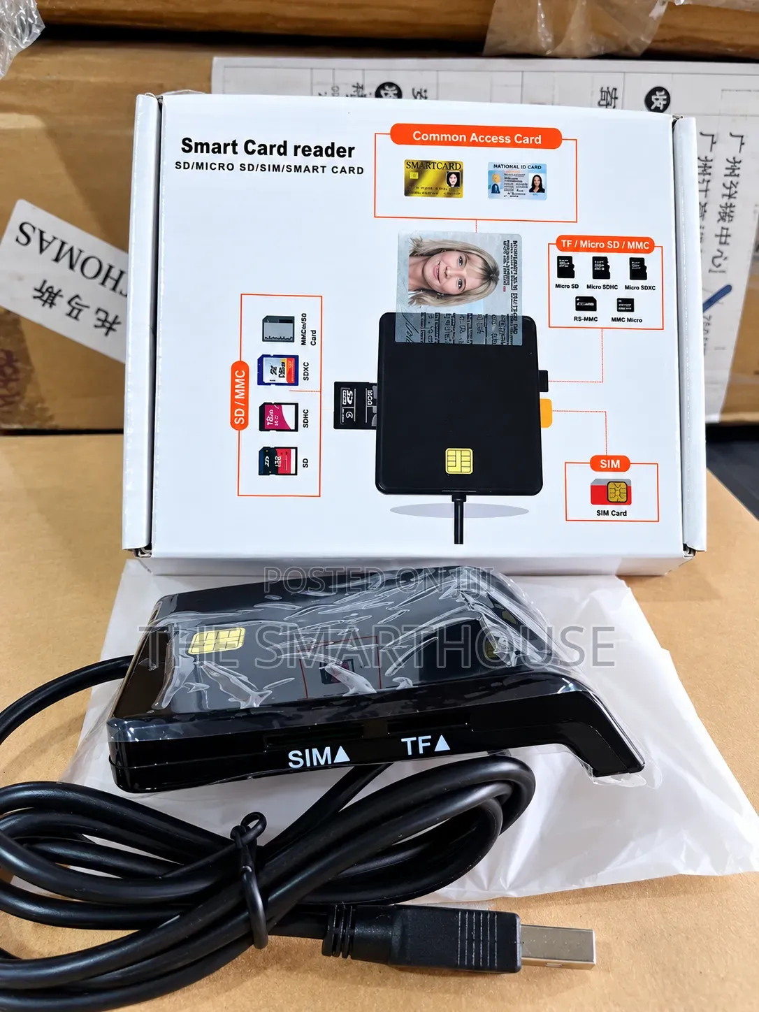 Smart Card Reader – Sim Card, TF/Micro SD and Electronic Cards