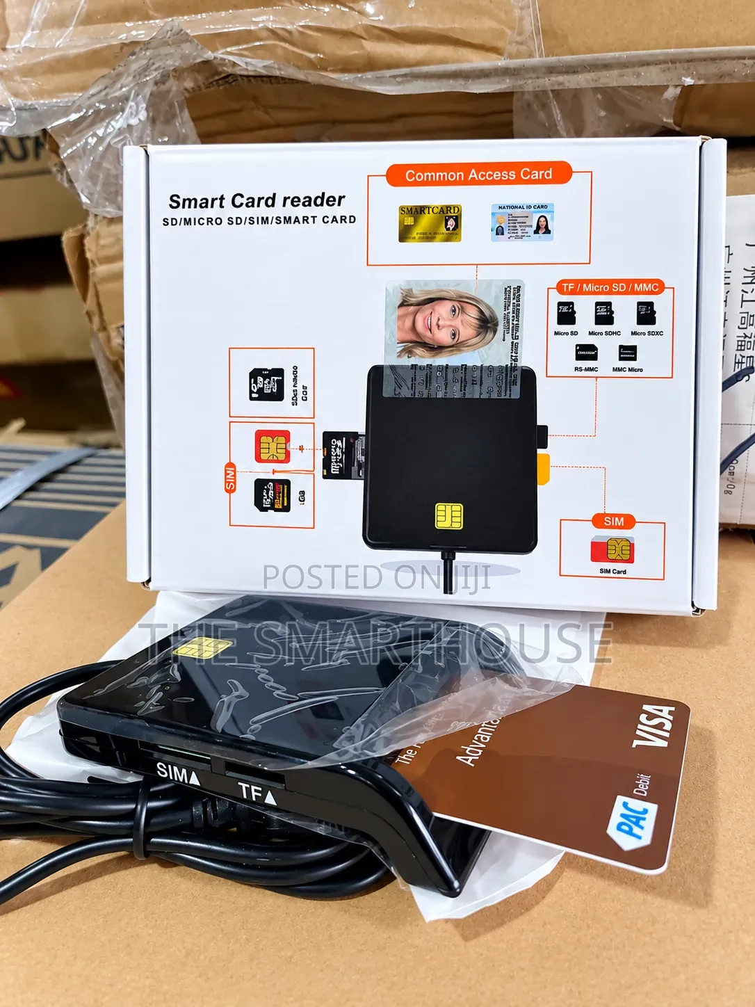 Smart Card Reader – Sim Card, TF/Micro SD and Electronic Cards