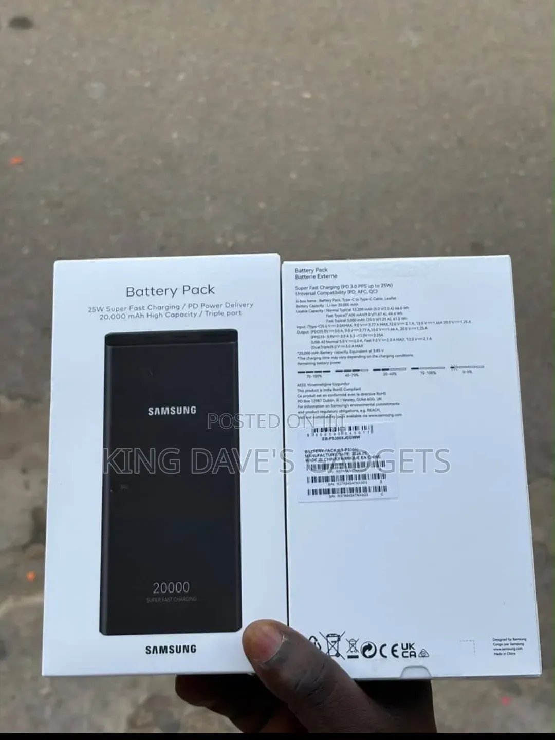 Samsung 25W Battery Pack 20,000mAh