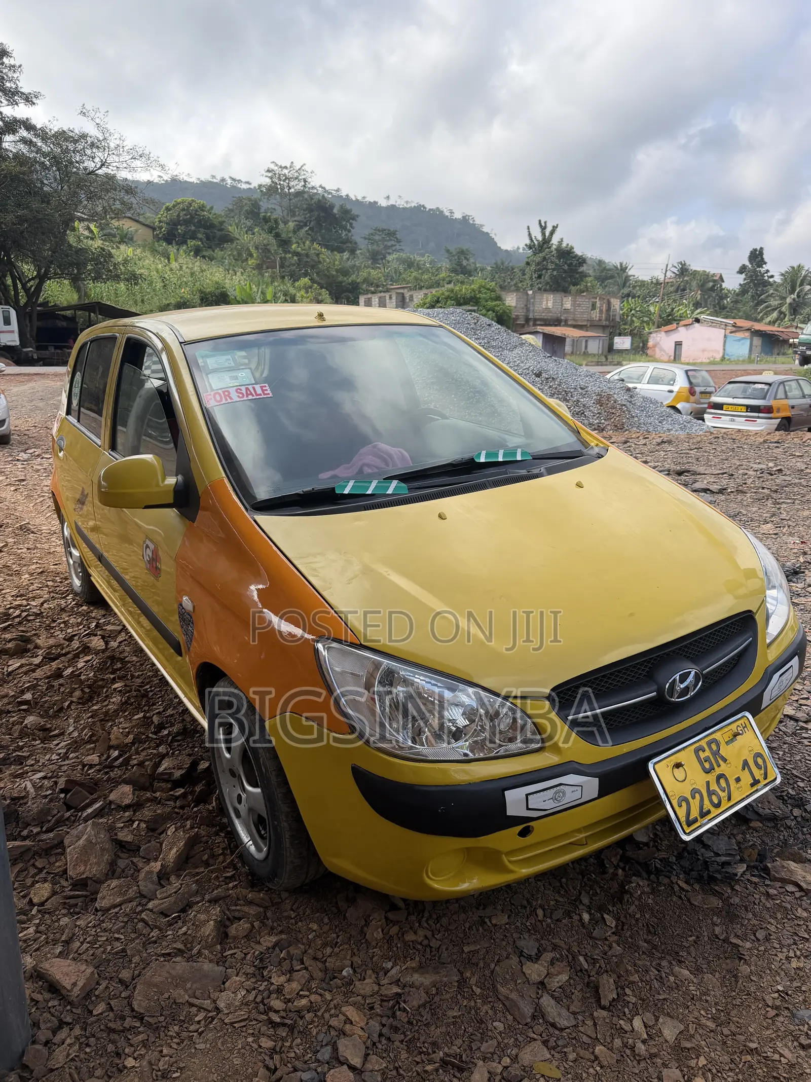 Hyundai Getz 1.1 2010 Yellow