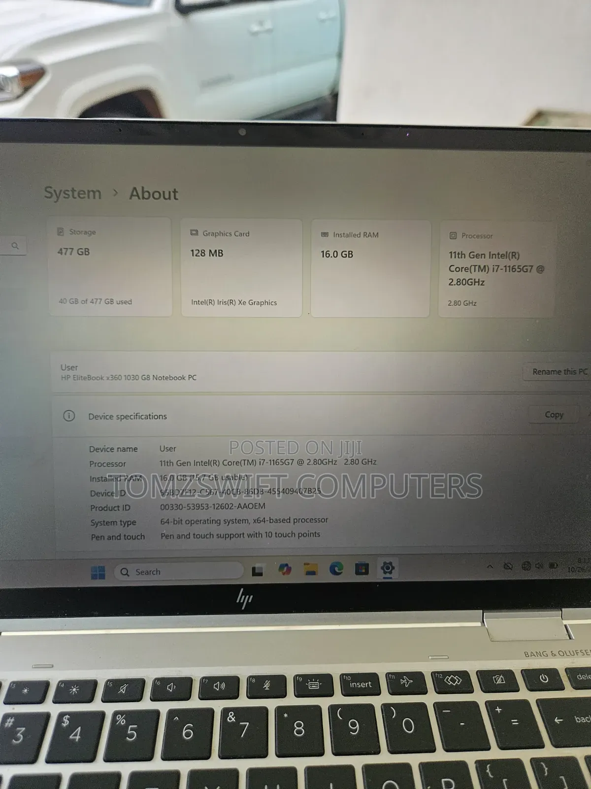 Laptop HP EliteBook x360 1030 G8 16GB Intel Core i7 SSD 512GB