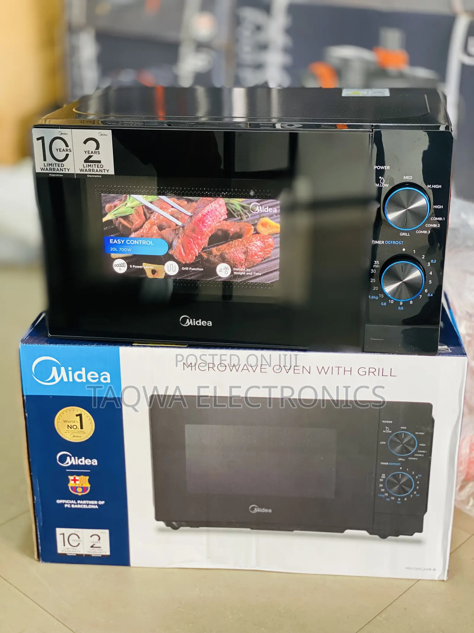 Grill With Midea 20L Microwave and Grill