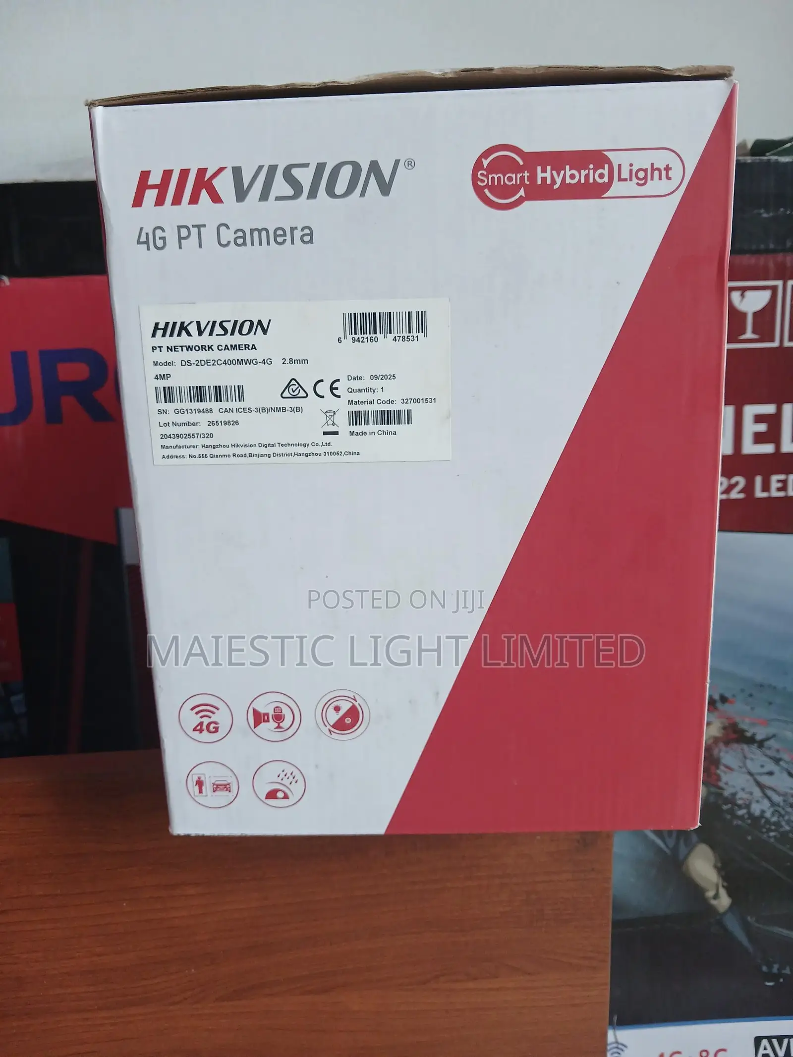 Hikvision 4G PT Camera