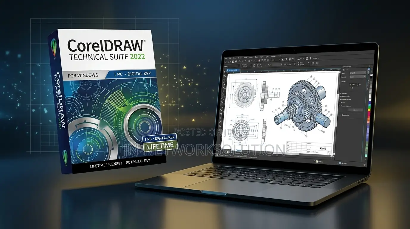CorelDRAW Technical Suite 2022 for Windows for 1pc Digital Key Lifetme