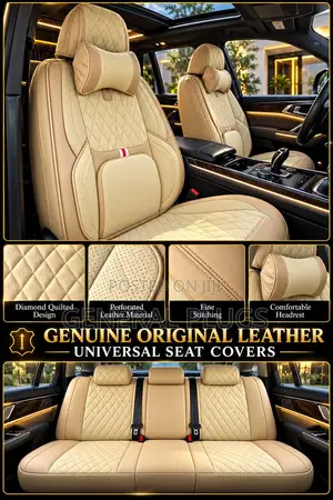 Give Front & Rear Seating a Matching Appearance;5 Seater Leather Cover