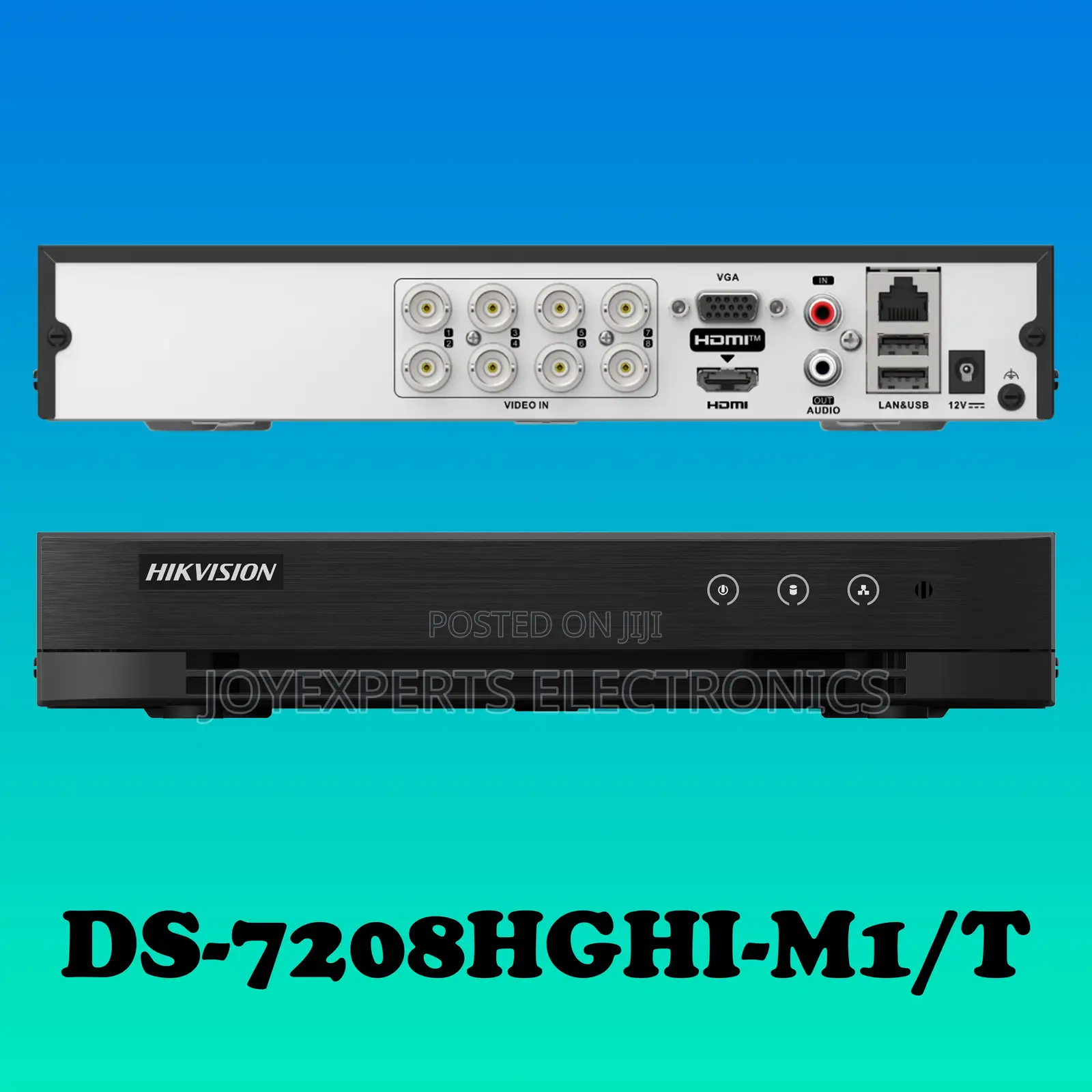 8-Channel Hikvision DVR — Model: DS-7208HGHI-M1/T