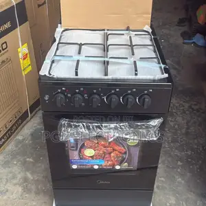Midea 3 Gas Burners + 1 Hotplate [20tms4q082-B] 60x60cm Cooker