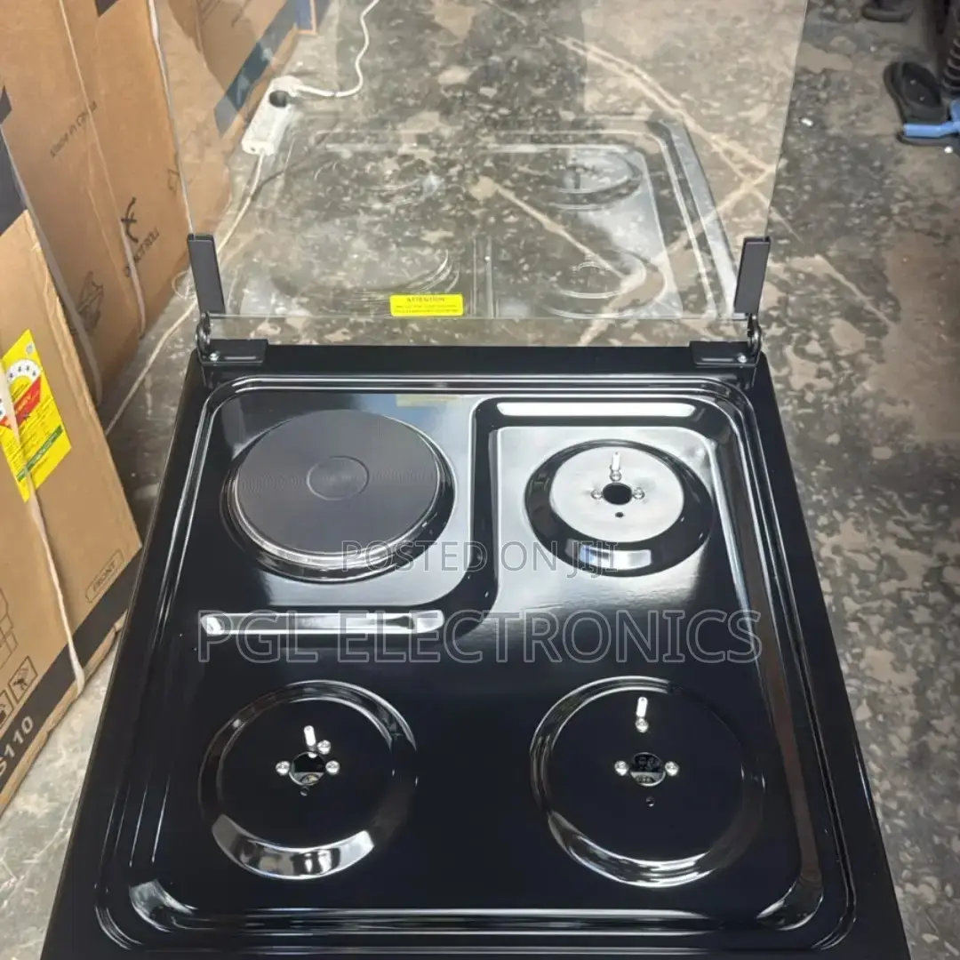 Midea 3 Gas Burners + 1 Hotplate [20tms4q082-B] 60x60cm Cooker