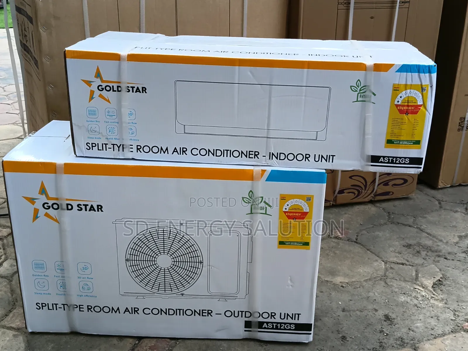 Original Gold Star 1.5HP Split Air Conditioner