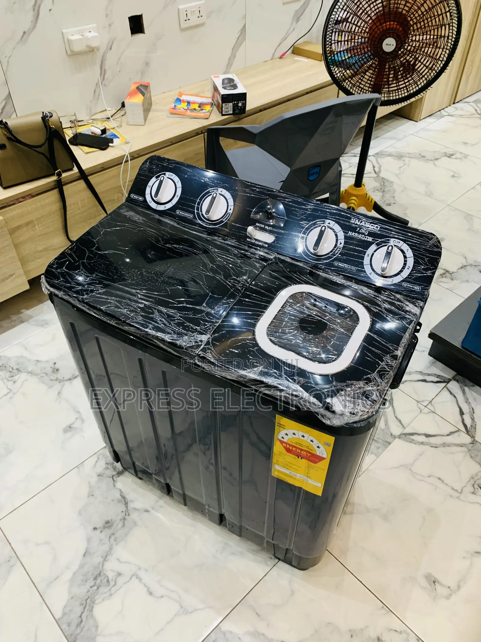 Best Buy (7)kg Topload Twintu. Semi Automatic Nasco Black