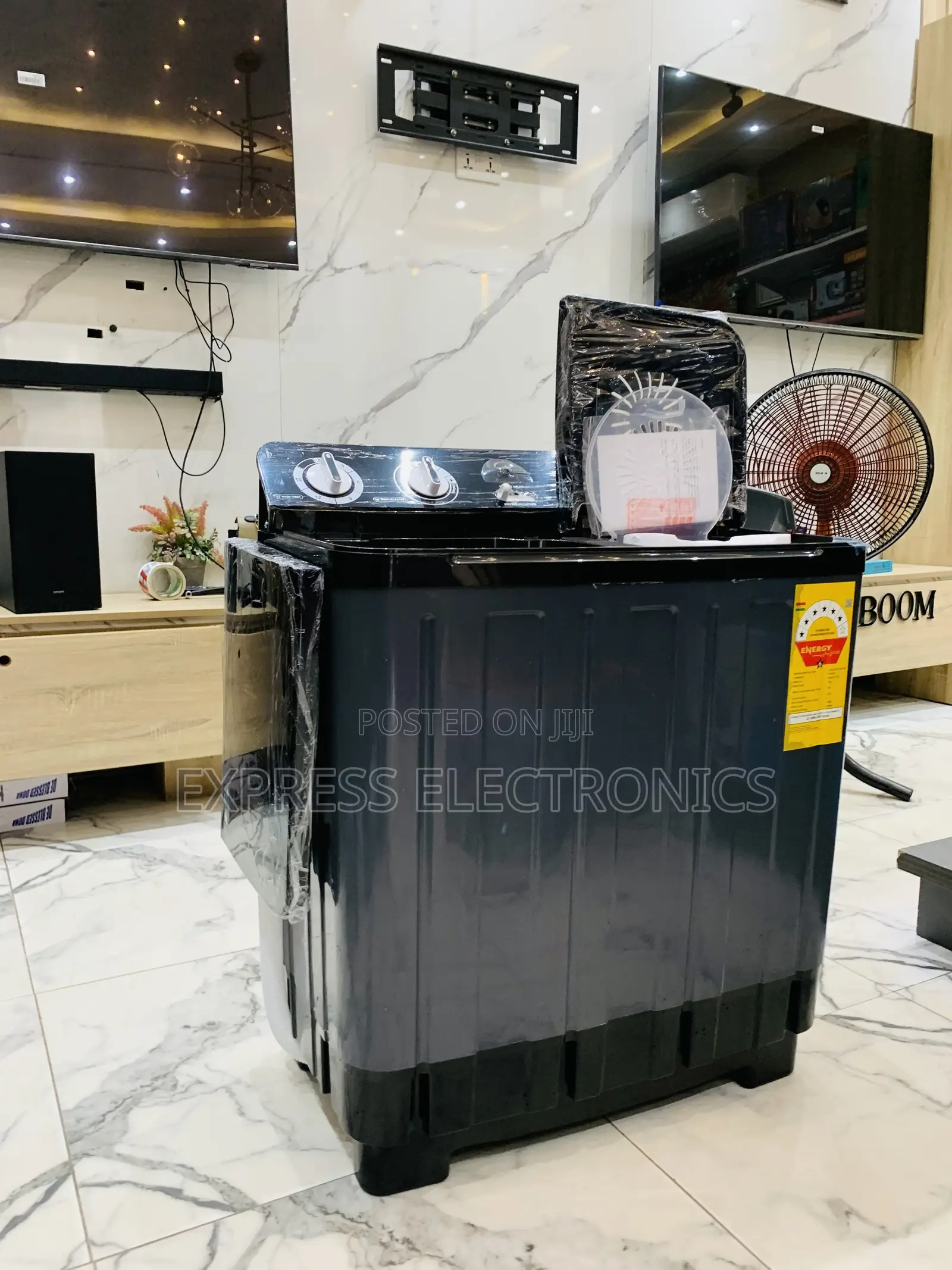 Ultra High Quality Nasco Black 7kg Topload Twintub