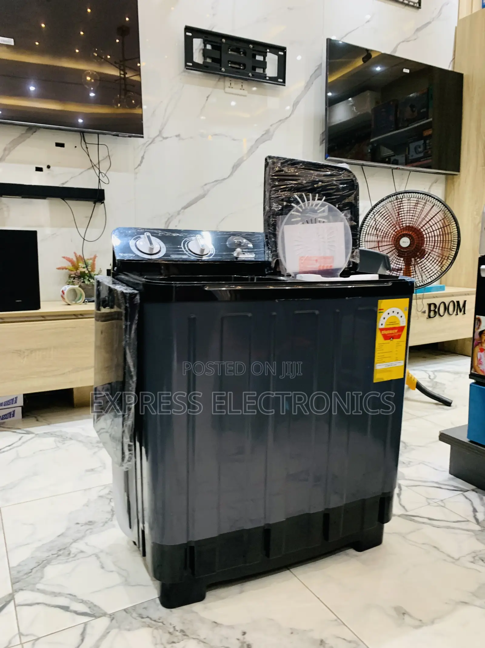 Ultra High Quality Nasco Black 7kg Topload Twintub