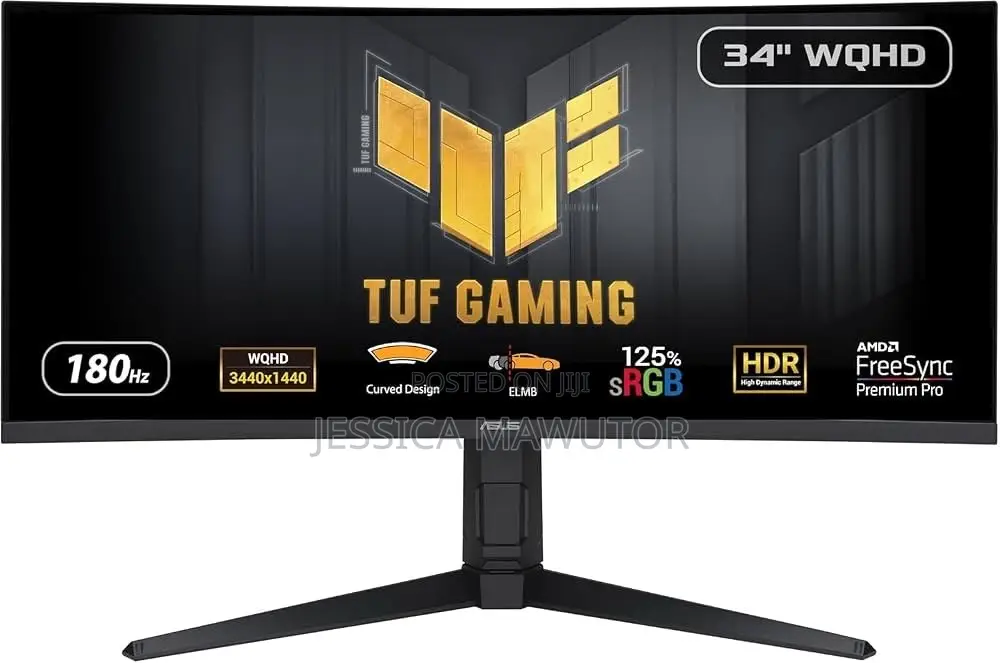 ASUS TUF Gaming 34” 1440P 1500R Curved Monitor