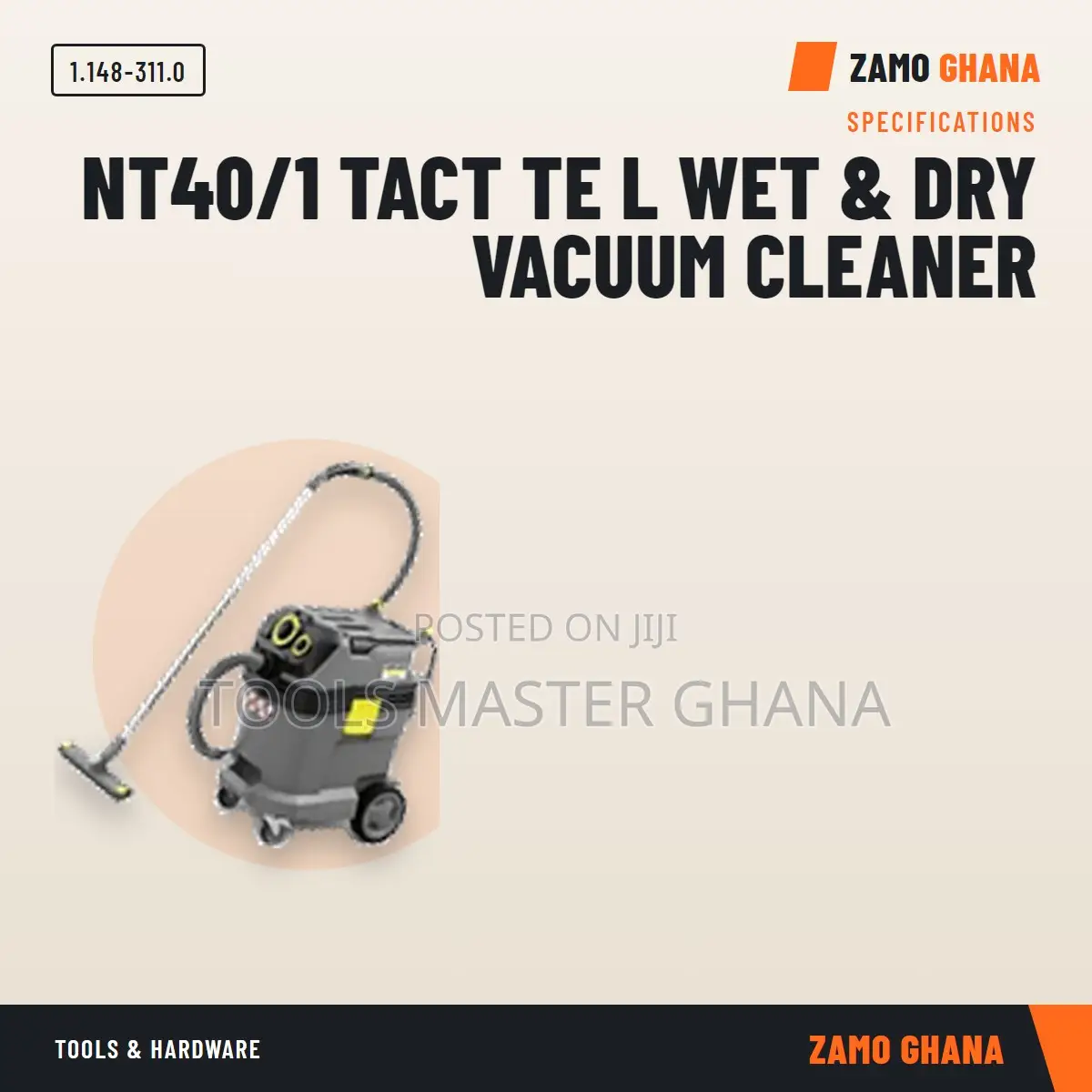 Nt40/1 Tact Te L Wet & Dry Vacuum Cleaner - 1.148-311.0