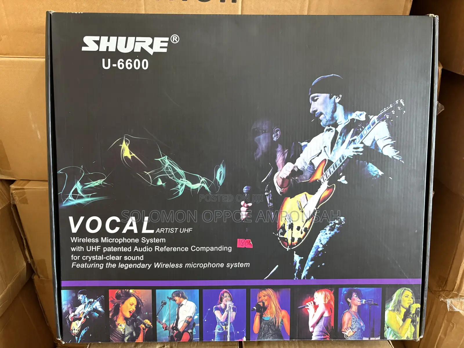 A Shure U-6600 (4-in-1) UHF Wireless Microphone System.