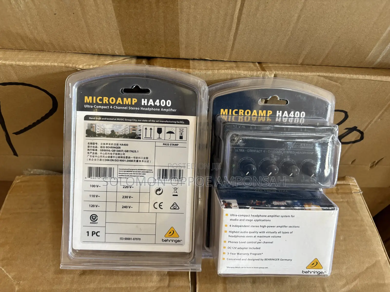 New Behringer MicroAMP HA400