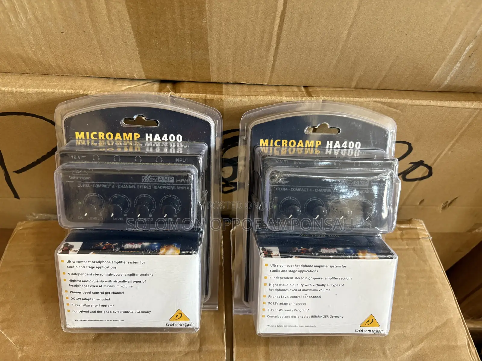 New Behringer MicroAMP HA400