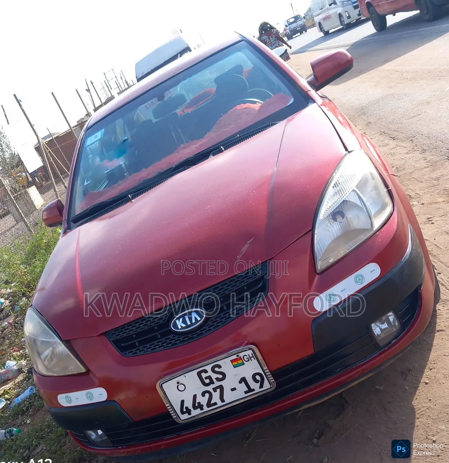 Kia Rio 1.4 Automatic 2007 Red