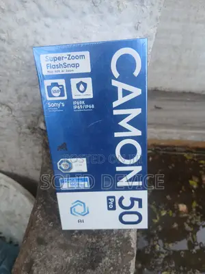 New Tecno Camon 50 Pro 256 GB Black