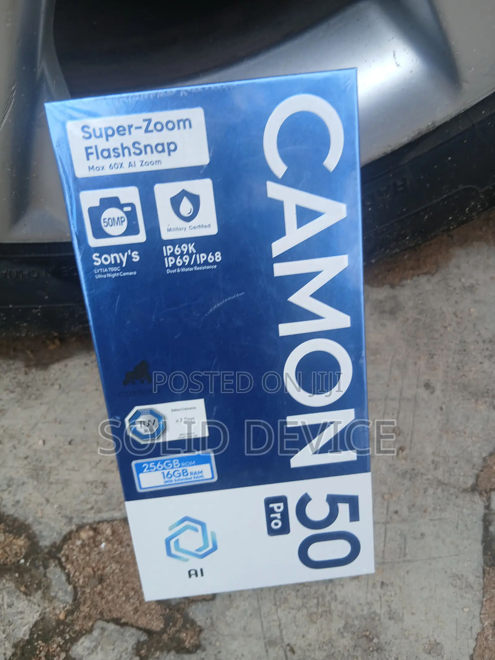 New Tecno Camon 50 Pro 256 GB Black