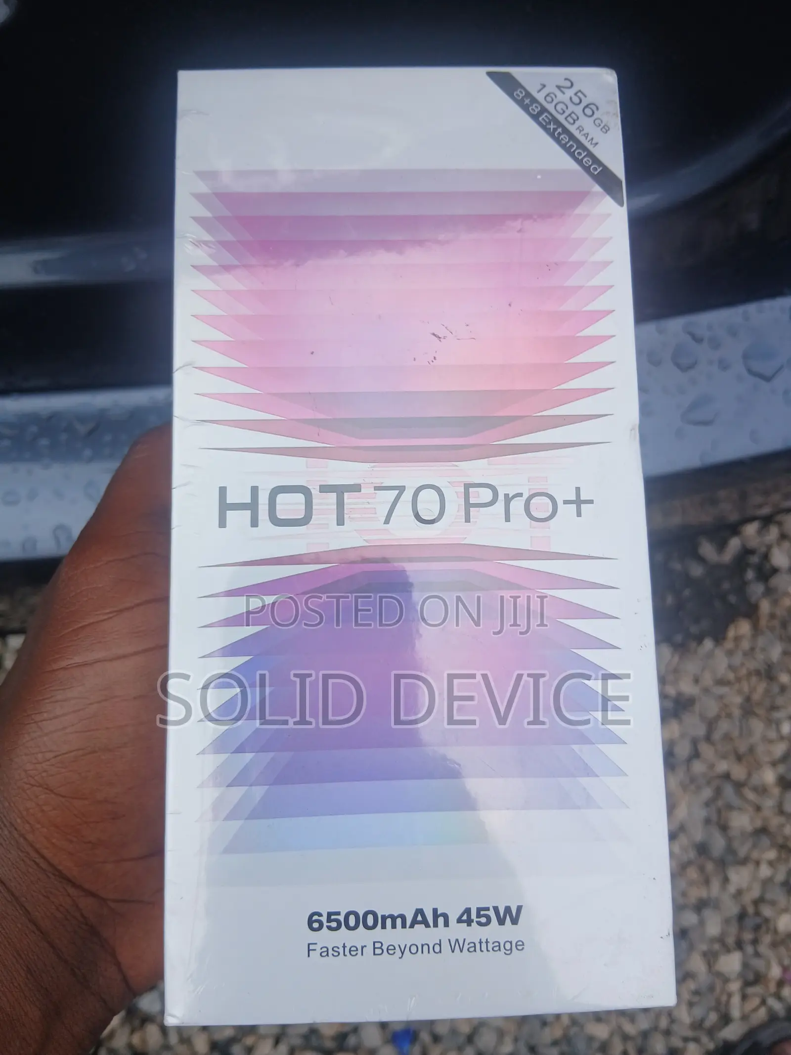 New Infinix Hot 70 Pro 5G+ 256 GB Black