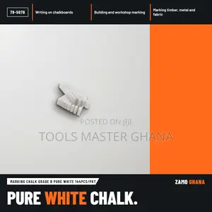 Marking Chalk Grade B Pure White 144Pcs/PKT - 78-5079
