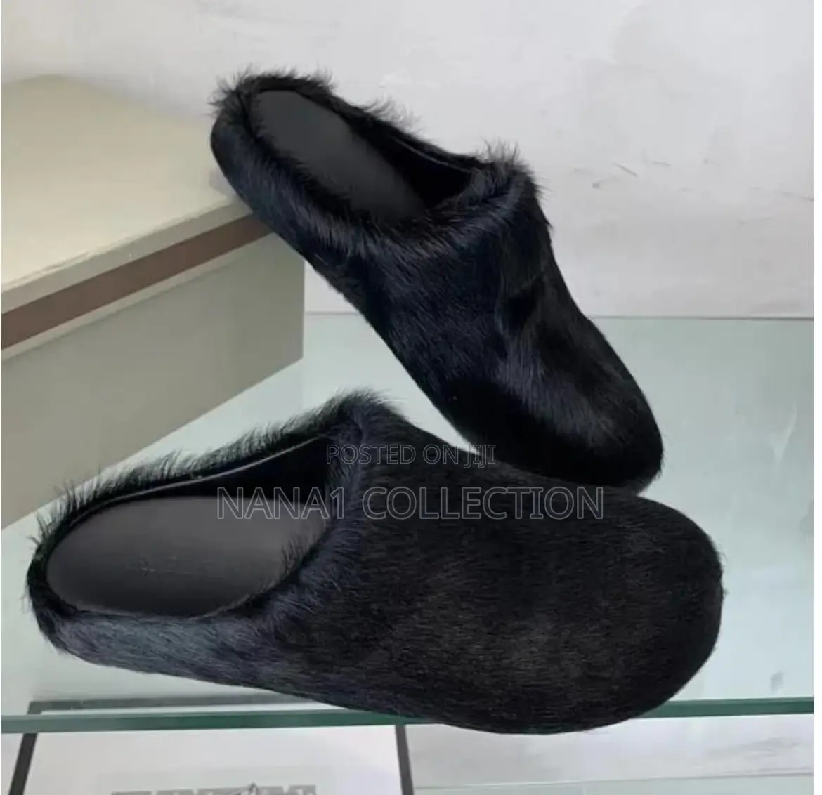 Marni - Logo Embroidered Suede Slide