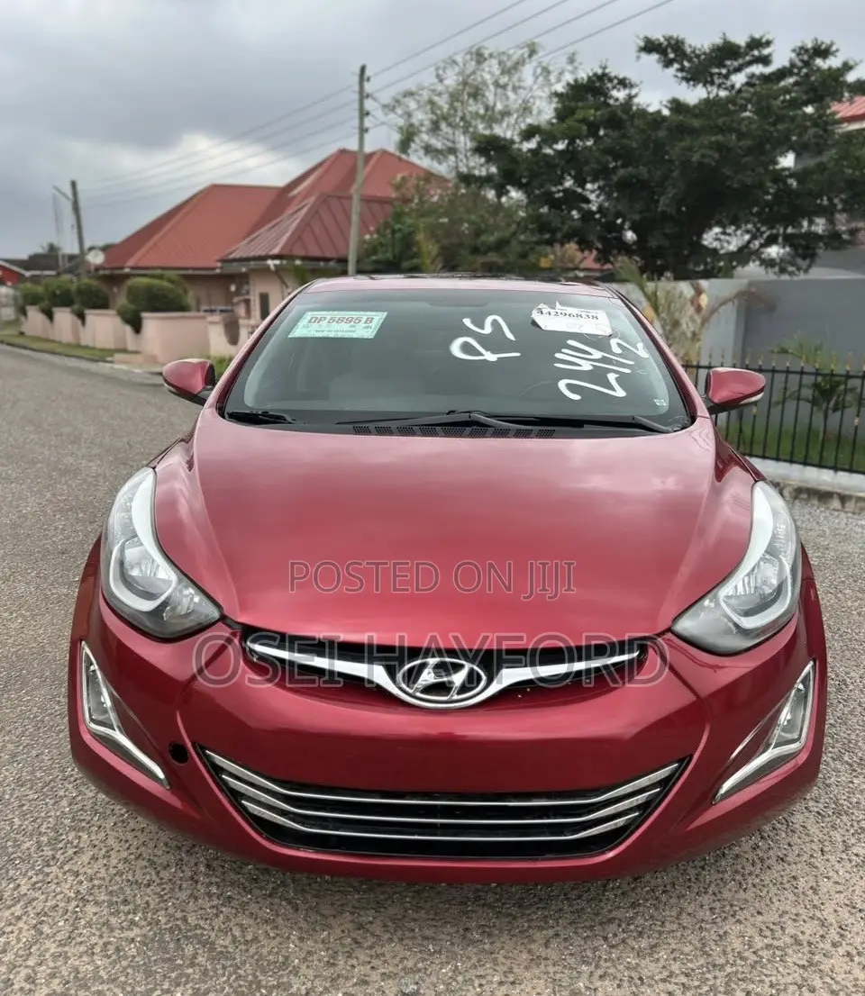 Hyundai Elantra 2015 Red
