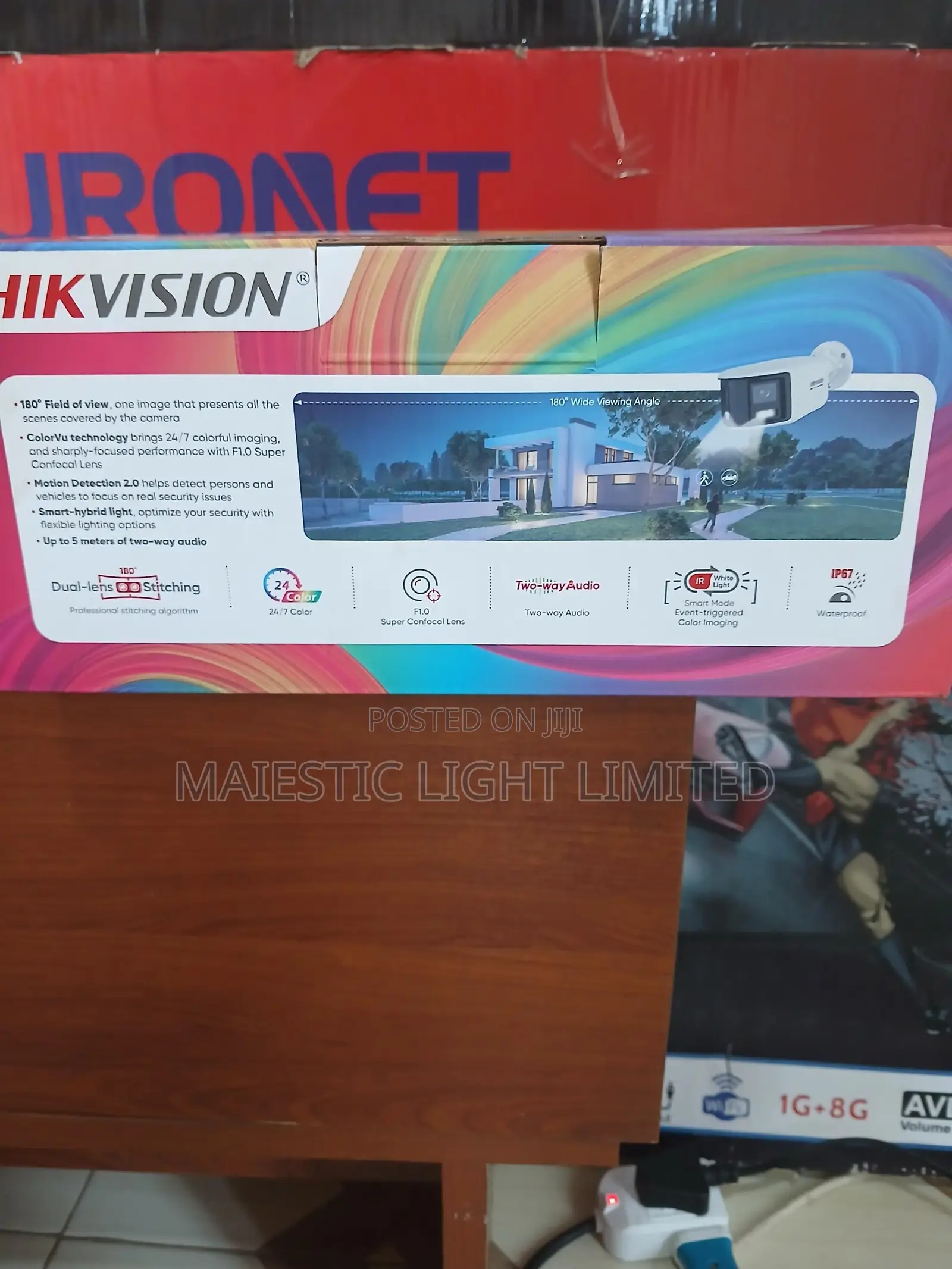 HIKVISION Dual-Lens Stitching Bullet Network Camera