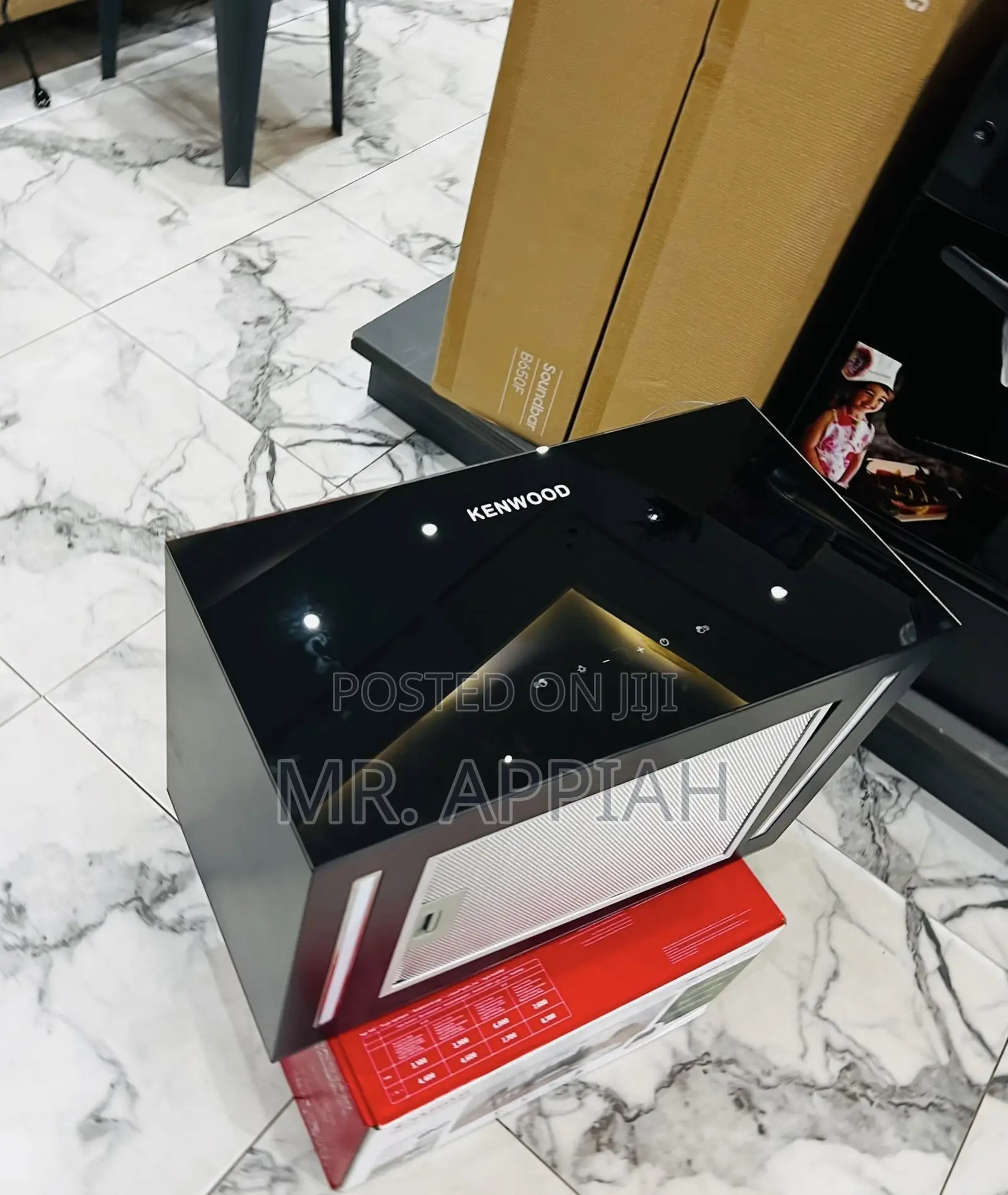 Buy Classic Kenwood Glass Cooker Hood(Black)