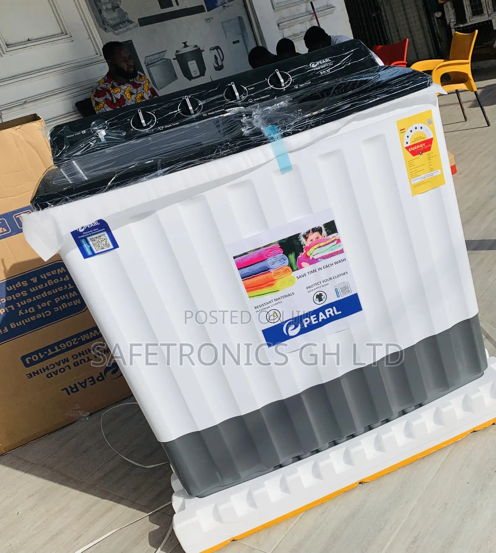 Grab Good 20kg TopLoad Fresh-Spin Pearl WashingMachine
