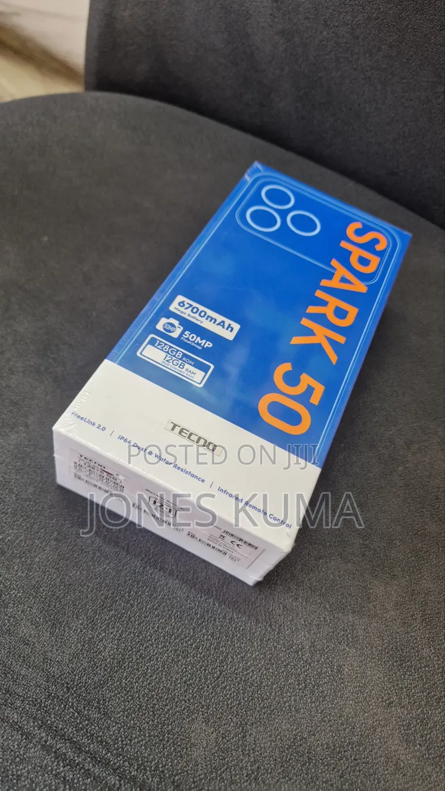 New Tecno Spark 50 128 GB Black