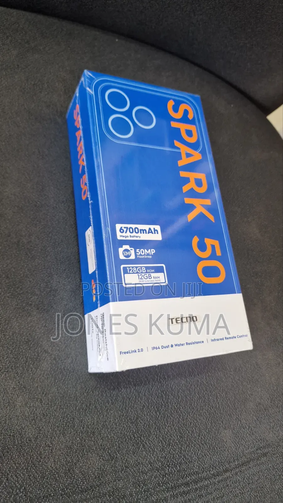 New Tecno Spark 50 128 GB Black