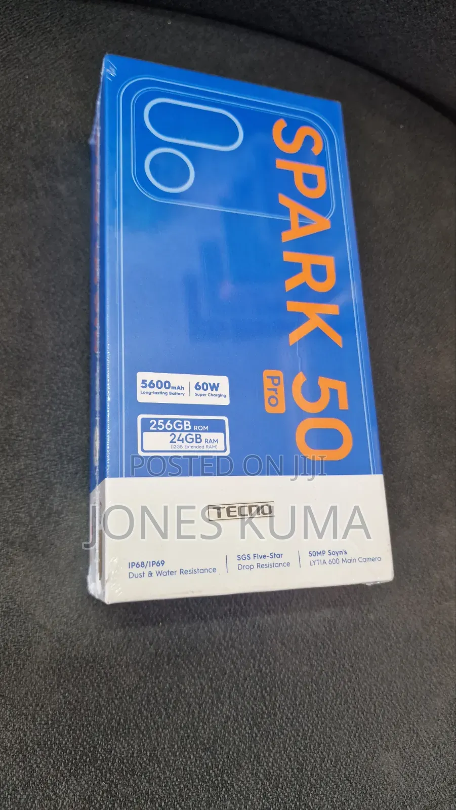 New Tecno Spark 50 Pro 256 GB Black
