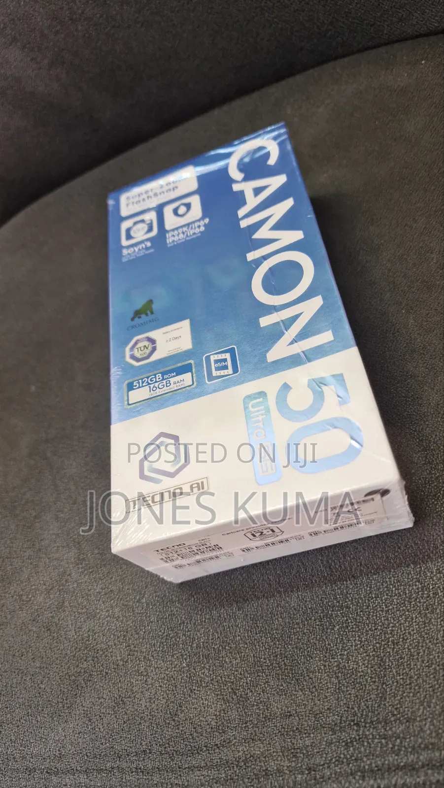New Tecno Camon 50 Ultra 512 GB Black