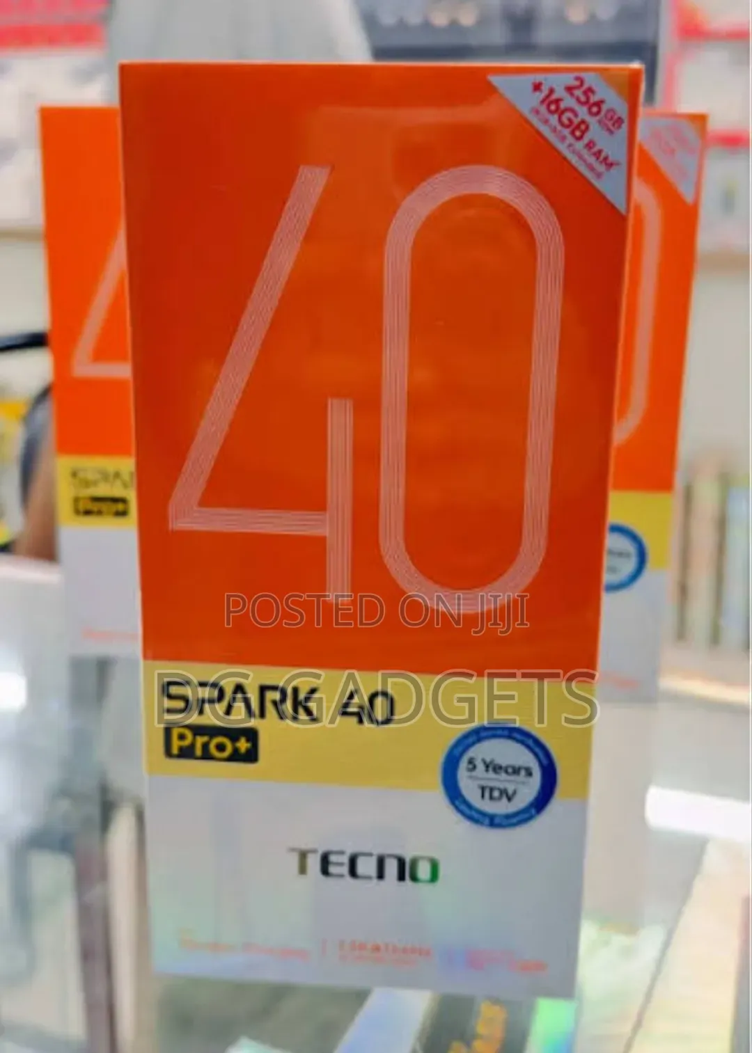 New Tecno Spark 40 Pro+ 256 GB Black